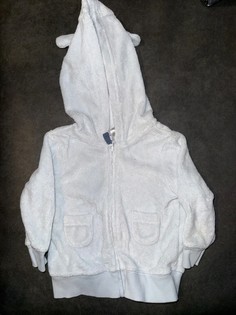 Carter's H&M Navy, Light Gray & Heather Gray Zip Hooded Sweatshirts - 4 Pack